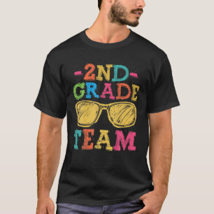 Camiseta De Volta Ao Segundo Escolar Equipe No Primeiro Dia
