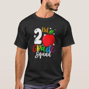 Camiseta De Volta Ao segundo Escolar Professora De Grau Qua