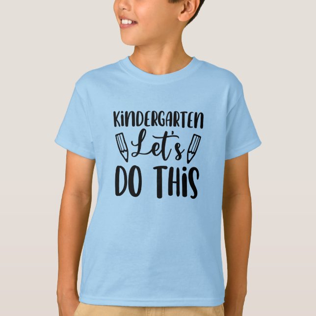 Camiseta De volta ao Vamos escolar fazer esta tipografia (Frente)