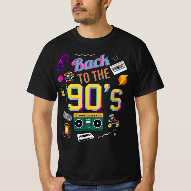 Camiseta De Volta Aos Anos 90 Adoro Figurino De Vestido De  (Frente)