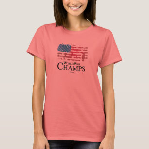 CAMISETA DE VOLTA AOS CAMPEÕES TRASEIROS DA GUERRA MUNDIAL