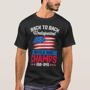 Camiseta De Volta Aos Inderrotados Campeões Da Guerra Mundi