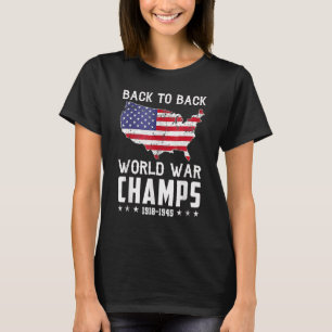 Camiseta De Volta Aos Inderrotados Campeões Da Guerra Mundi
