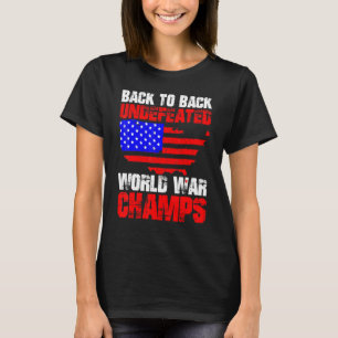 Camiseta De Volta Aos Inderrotados Campeões Da Guerra Mundi