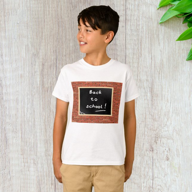 Camiseta De Volta Aos Meninos De Chalkboard (Criador carregado)