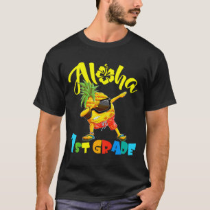 Camiseta De volta às aulas primeira série legal dabbing alo