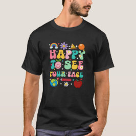 Camiseta De Volta às Aulas Professor Aluno Feliz em Ver Seu