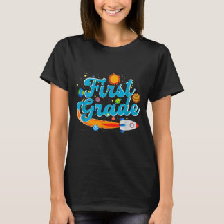 Camiseta De volta às aulas professor de espaço sideral prim