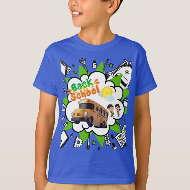 Camiseta De volta às Cirth da escola (Frente)