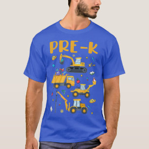 Camiseta De Volta Às Escolas Crianças De Construção De Cami