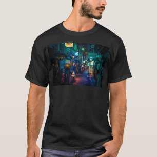Camiseta De Volta às Trevas - Foto Noturna de Tóquio