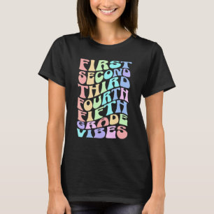 Camiseta De Volta às Vibrações de Professor(a) do Ensino Fu