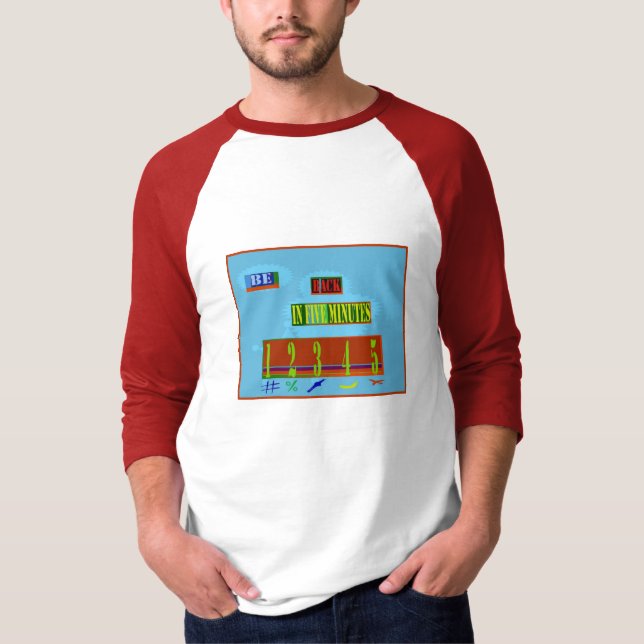 Camiseta De Volta Em 5 Minutos (Frente)