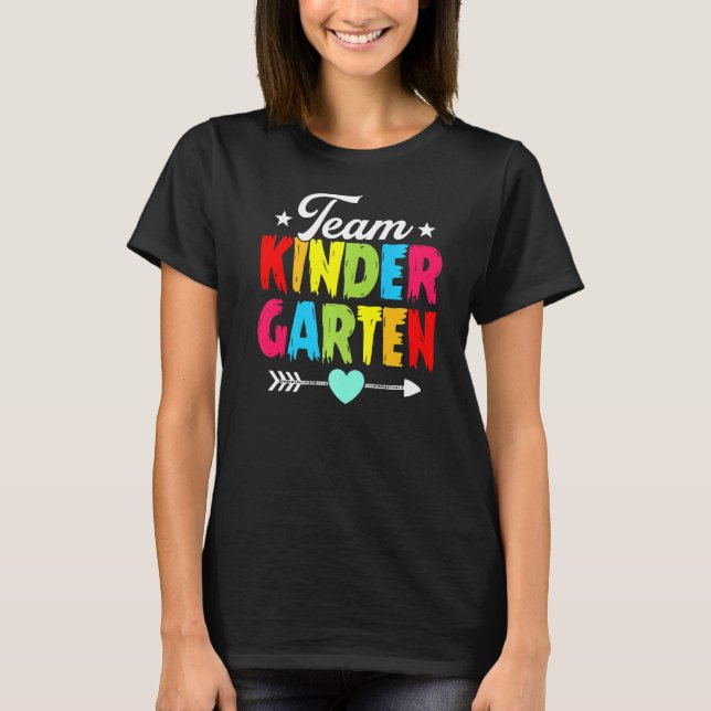 Camiseta De Volta Para A Equipe Da Escola Professora Ensino (Frente)