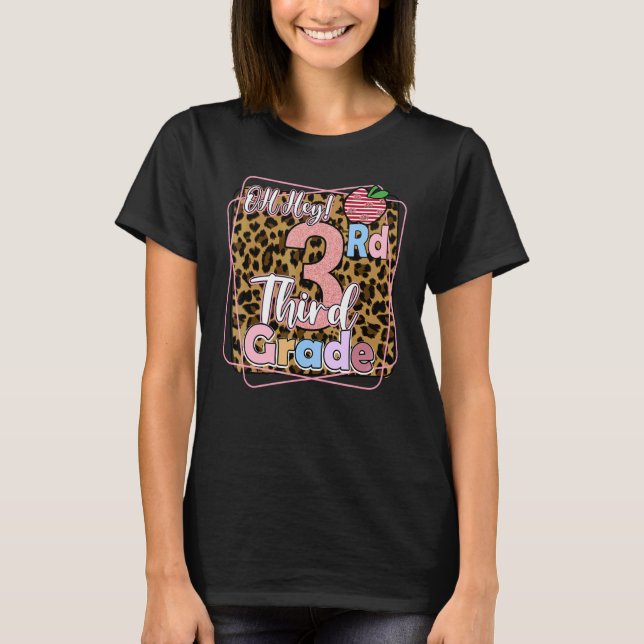 Camiseta De Volta Para A Escola Do 3º Ano Oh Hei Professore (Frente)