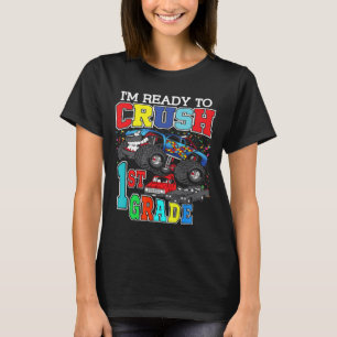 Camiseta De Volta Para O Caminhão De Monstro Da Escola Pro