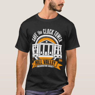 Camiseta De Volta para o Futuro Salve a Torre do Relógio de
