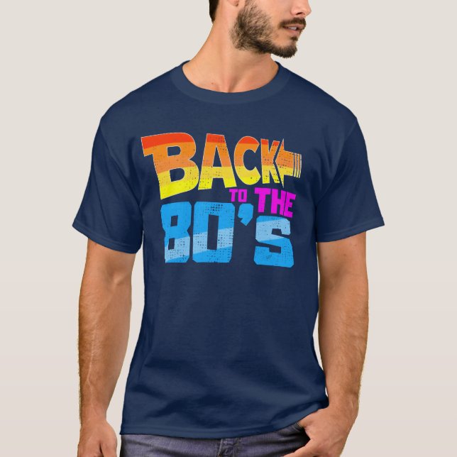 Camiseta De volta para os 80 engraçado (Frente)