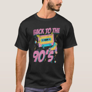 Camiseta De Volta Para Os Anos 90 90s Rádio Disco E Era Tec
