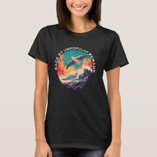 Camiseta De Volta por Demanda Impopular Engraçada Mar de Vi