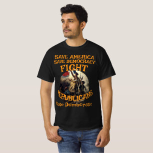 CAMISETA DE VOTAÇÃO DO PARTIDO DEMOCRATA ZL X1 KP