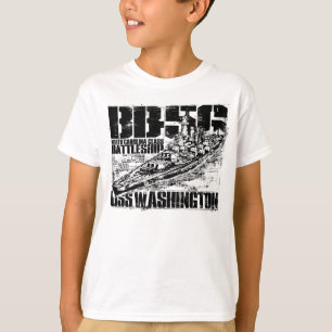 Camiseta de Washington da navio de guerra