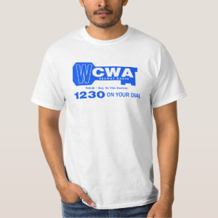 Camiseta De WCWA Toledo dos anos 60 estação 1230 de músi