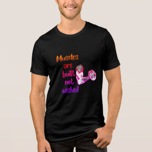 Camiseta de Workout de Gym Motivacional