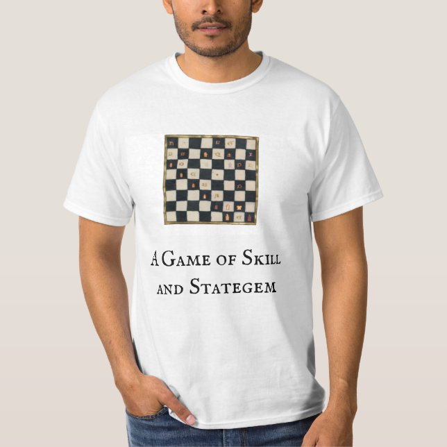 Camiseta de Xadrez Medieval (Frente)