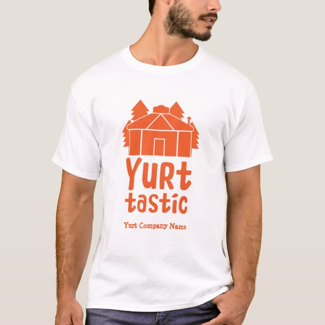 Camiseta De Yurt Living E Vacations T Shirt (Frente)