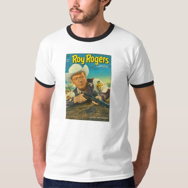 Camiseta De Zazzle do t-shirt de ROY ROGERS cobrir 1952 de (Frente)