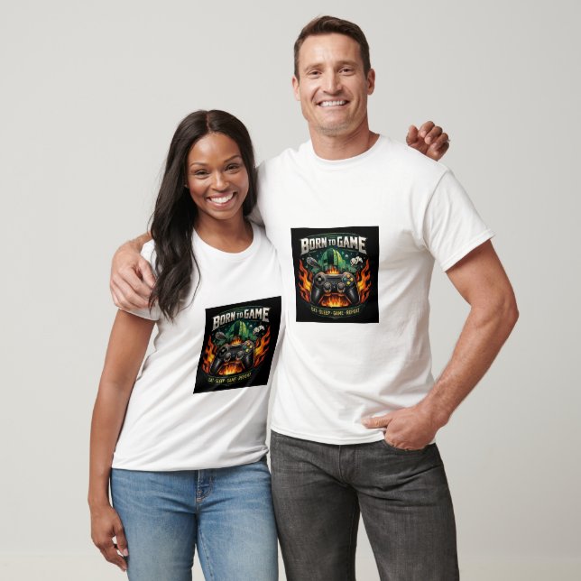 Camiseta 🎮🔥 DE ZERO AO JOGO – Dê Superpoderes ao Seu Jogo (Unissex)