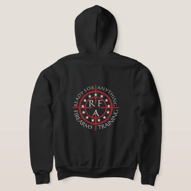 Camiseta de zíper de Cheio Hoodie RFA (Postura das costas)