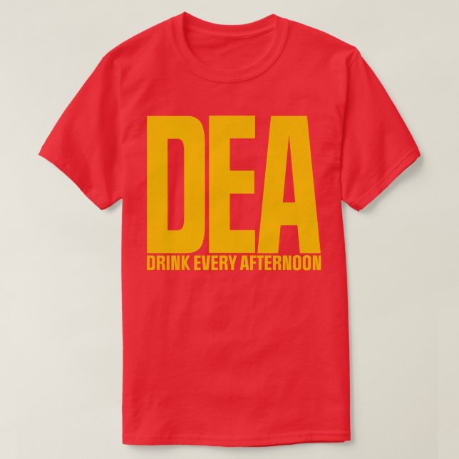 Camiseta DEA Beba Toda Tarde (Frente do Design)