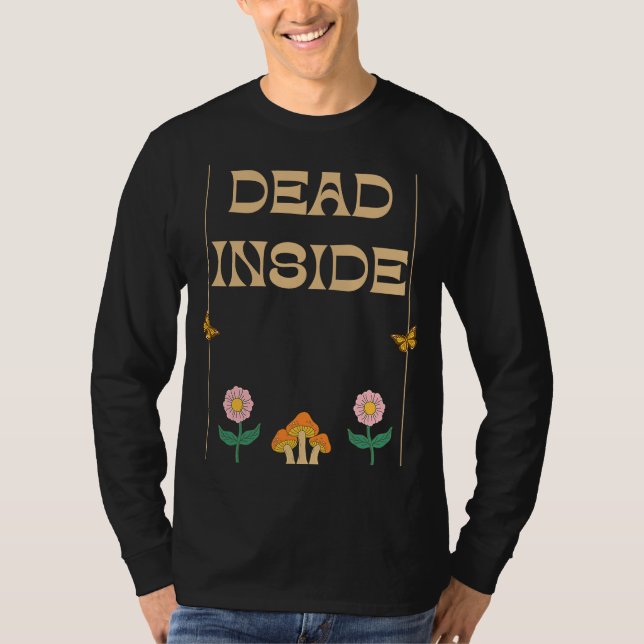 Camiseta Dead Inside Depression Humor (Frente)