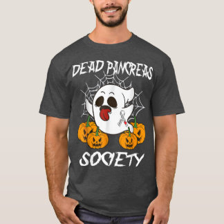 Camiseta Dead Pancreas Society Diabetes Awareness Halloween