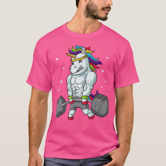 Camiseta Deadelevador de Peso do Unicorn Engraçado Gift