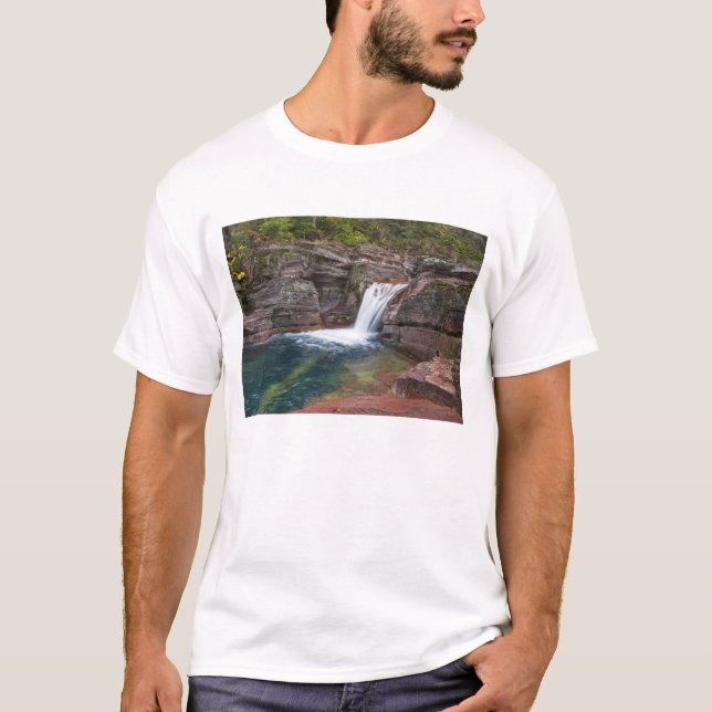 Camiseta Deadwood Falls em Reynolds Creek no outono (Frente)