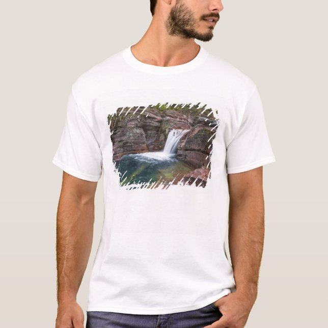 Camiseta Deadwood Falls em Reynolds Creek no outono (Frente)