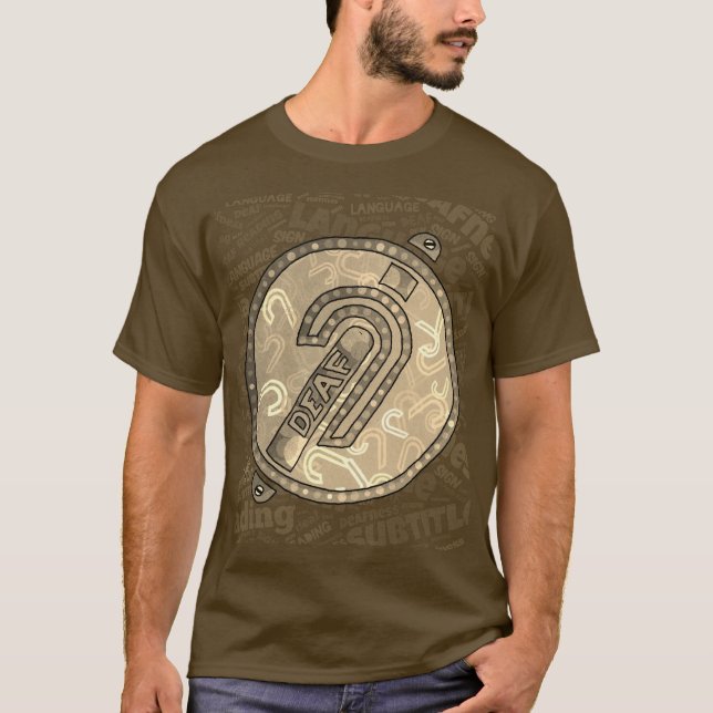 Camiseta Deaf Symbol English (Frente)