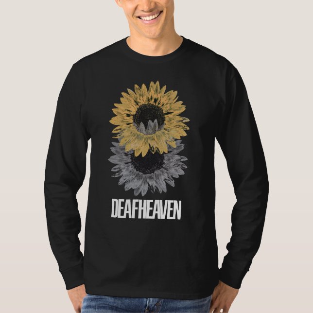 Camiseta Deafheaven Merch Deafheaven Sunflower T-Shirt, Hoo (Frente)