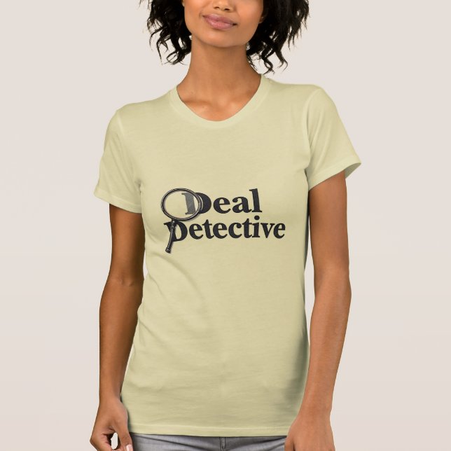 Camiseta Deal Detective – Funny Bargain Hunter & Smart Shop (Frente)