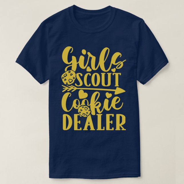 Camiseta Dealer de Cookies do Scout (Frente do Design)