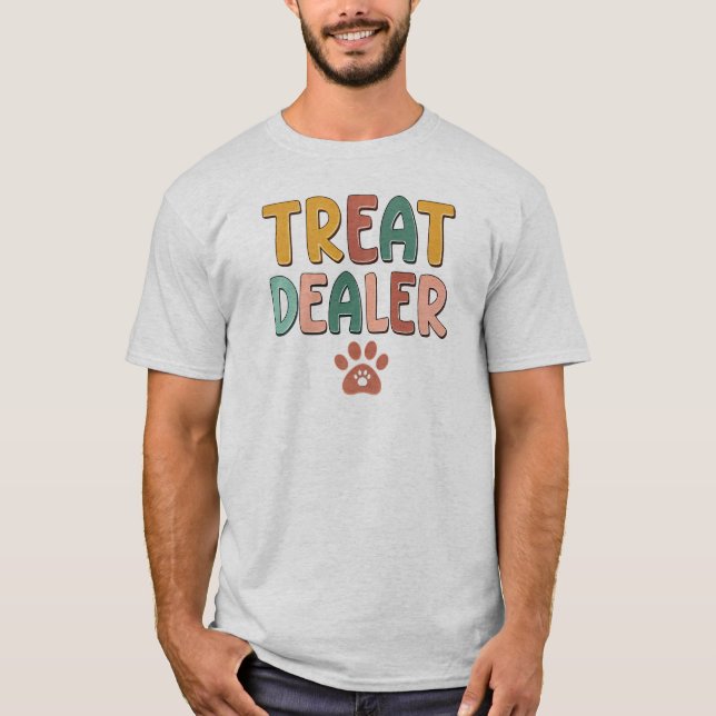 Camiseta Dealer de Tratamento - Cachorro Engraçado (Frente)