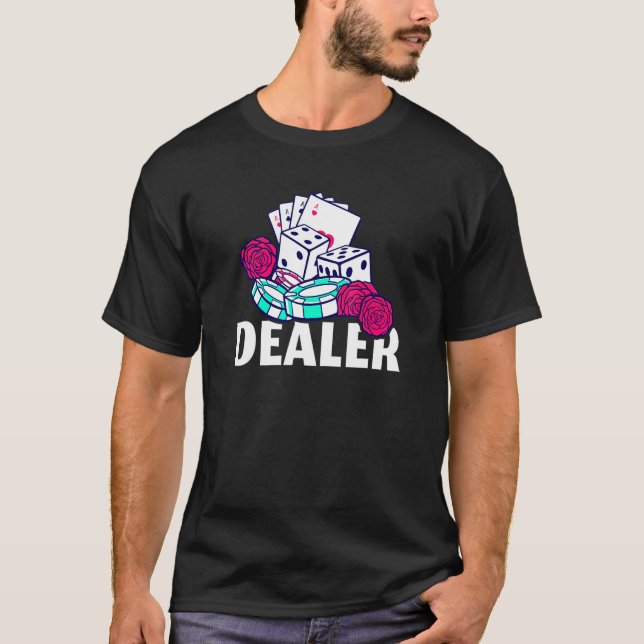 Camiseta Dealer Poker E Jogo (Frente)