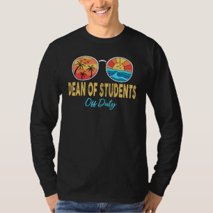 Camiseta Dean Of Students Off Duty Happy No Dia Passado Da