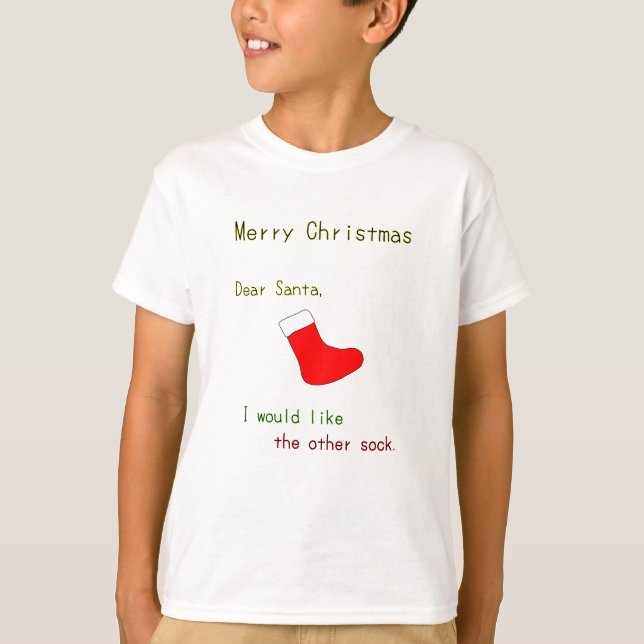 Camiseta Dear Santa (Frente)