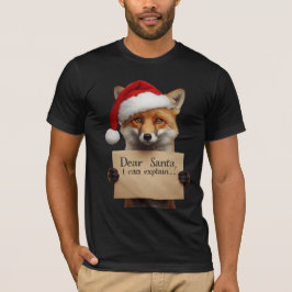 Camiseta . Dear Santa Dog T-Shirt