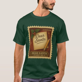 Camiseta Dear Santa – Stamp No. 1