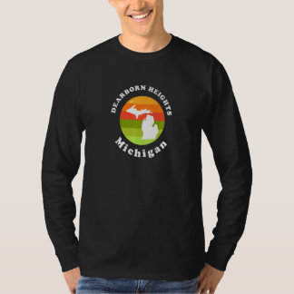 Camiseta Dearborn Heights Michigan Outdoors Sunrise MI Vaca